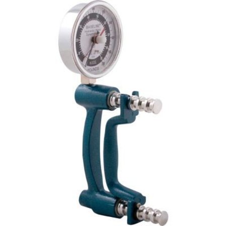 FABRICATION ENTERPRISES Baseline® HiRes„¢ Hydraulic Hand Dynamometer, 200 lb. Capacity, Blue 12-0243